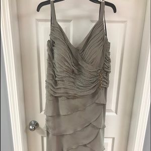 Gray formal dress